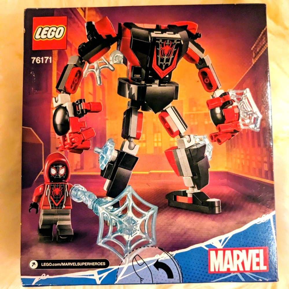 Unopened Lego 76171 Spiderman Miles Morales Mech Armor